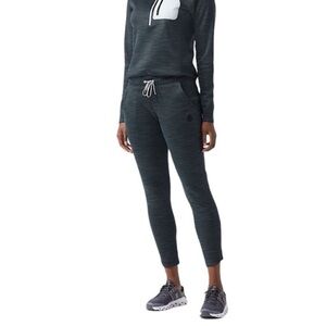 Stio NWTs fleece pant leggings gannett peak gray cropped drawstring waistband XS